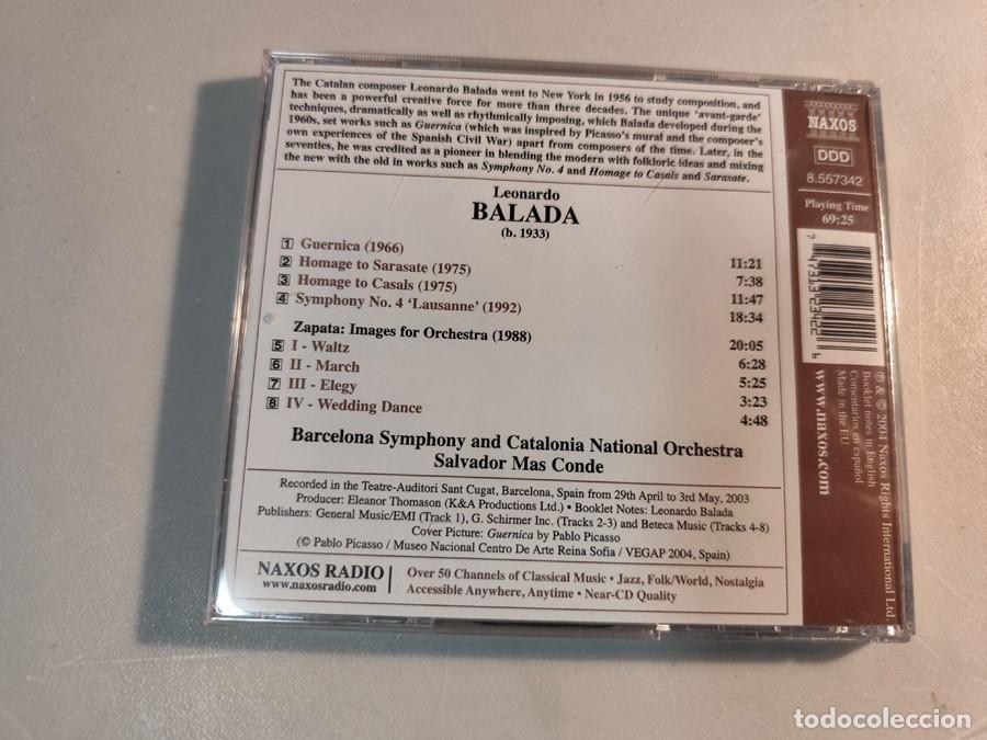 CDs de m&uacute;sica: LEONARDO BALADA - GUERNICA (NAXOS) - Foto 2