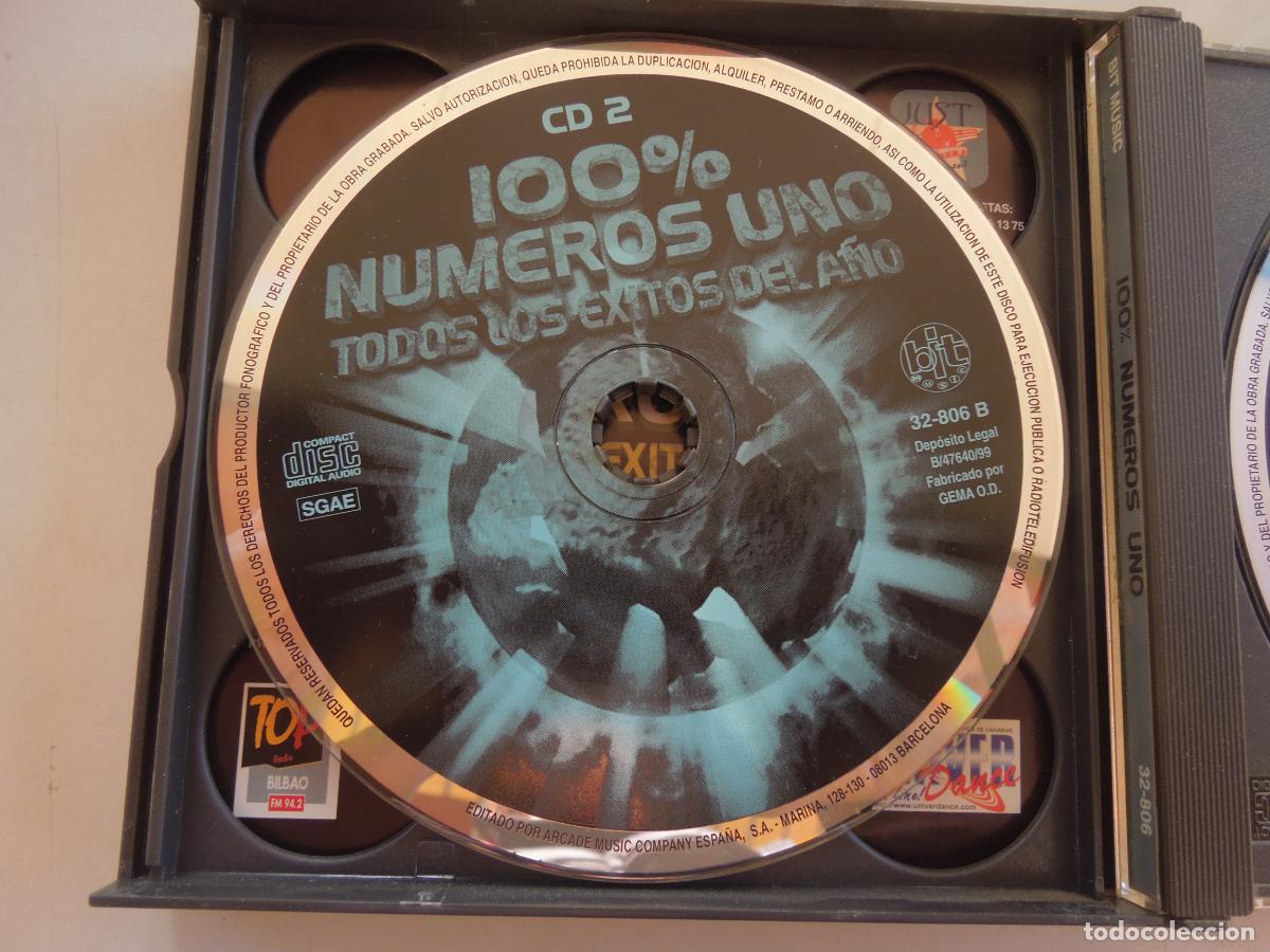 CDs de m&uacute;sica: 100% N&Uacute;MEROS UNO , TODOS LOS &Eacute;XITOS DEL A&Ntilde;O - 3CD,S + LIBRETO - ARCADE 1999 - Foto 5