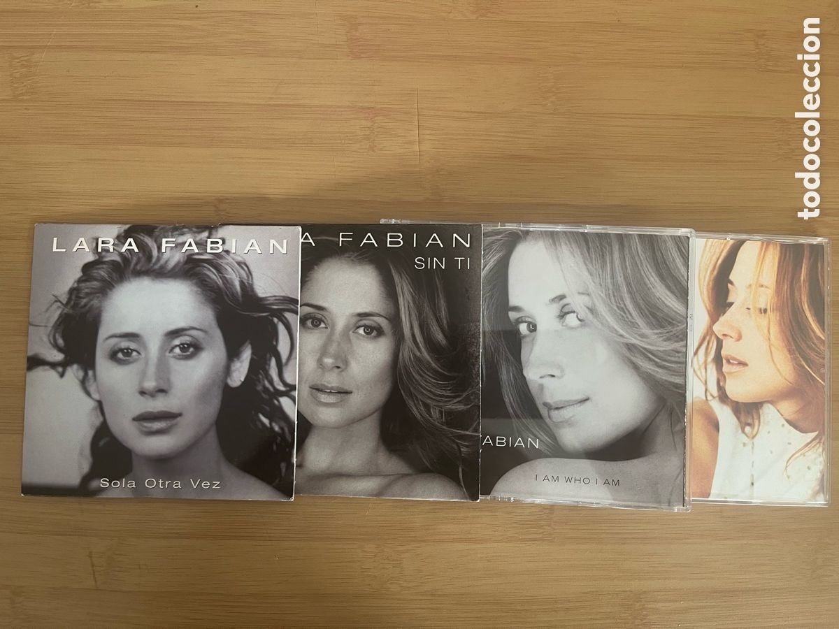 Music CDs: LARA FABIAN. Sola otra vez. I am who I am. Sin ti. Otro amor vendra. (4cds single)