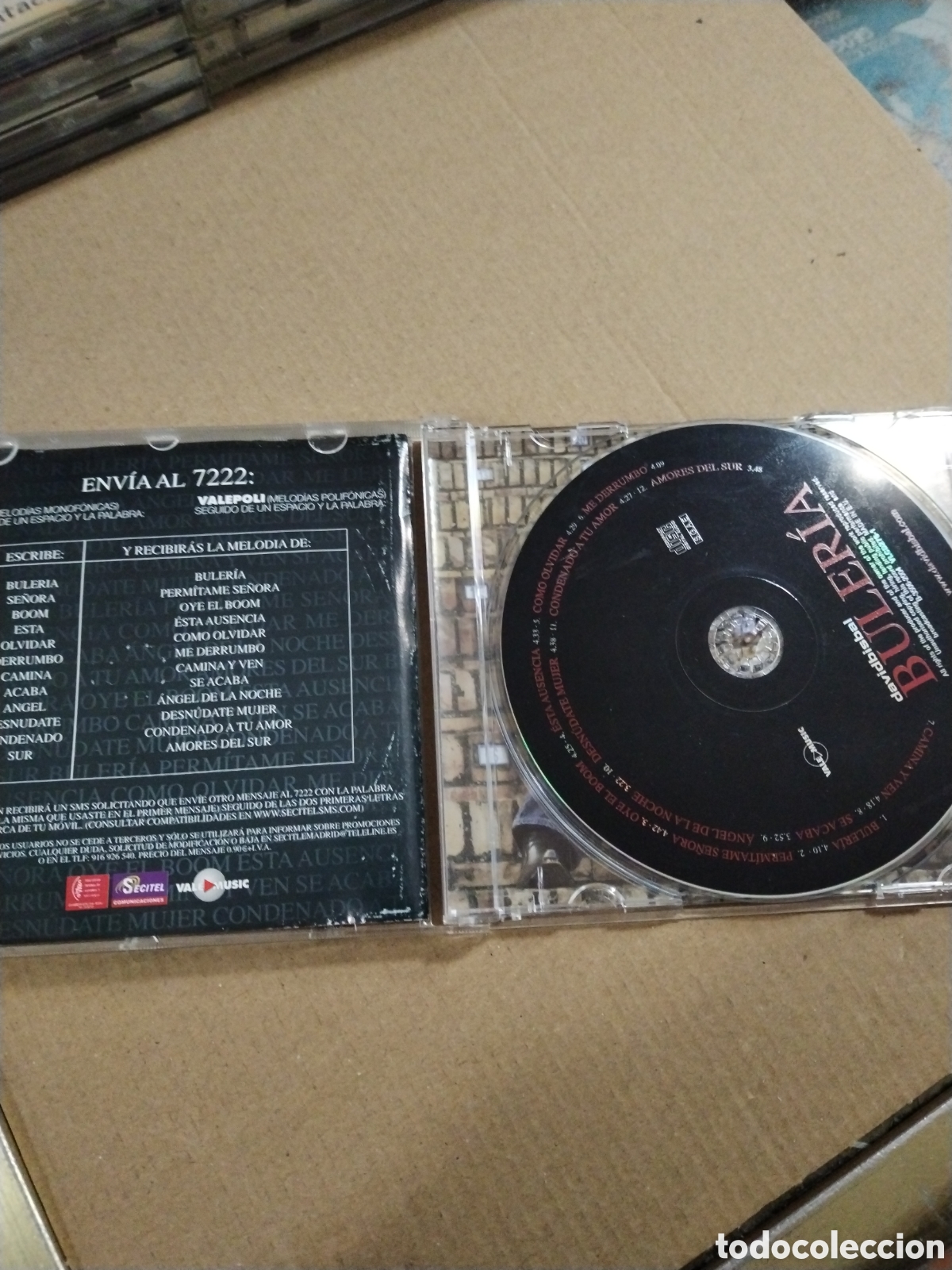 CDs de m&uacute;sica: BULERIAS. DAVID BISBAL. CD - Foto 3