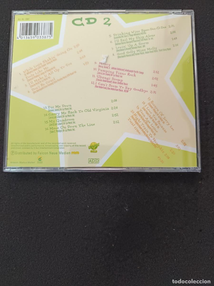 CDs de m&uacute;sica: CD. JERRY LEE LEWIS. THE ORIGINAL SUN MASTERS. CD. 2 - Foto 2