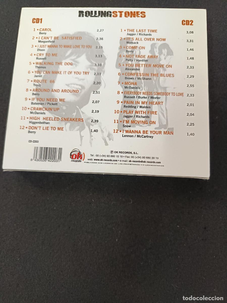 CDs de m&uacute;sica: CAJA 2 CDS. ROLLING STONES. OK RECORDS - Foto 2