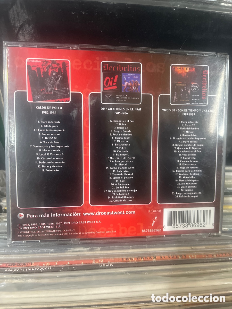 CDs de m&uacute;sica: decibelios discograf&iacute;a b&aacute;sica 3 cds - Foto 2