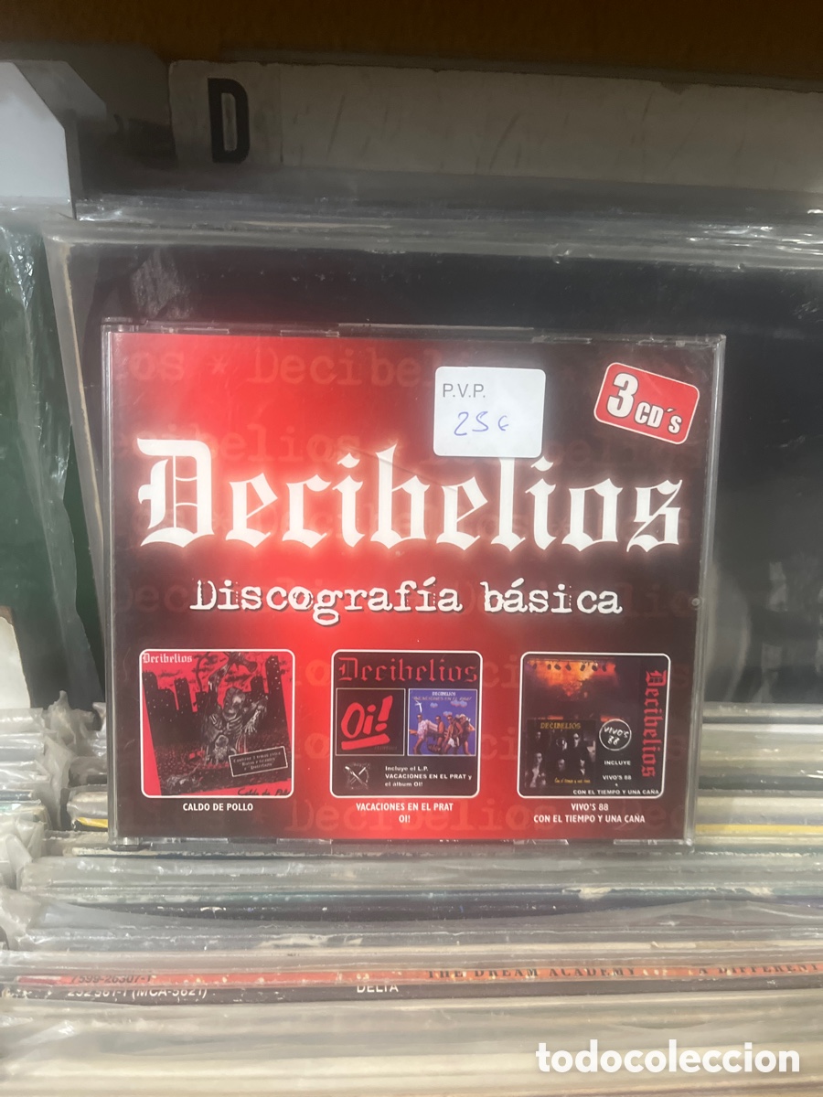 CDs de m&uacute;sica: decibelios discograf&iacute;a b&aacute;sica 3 cds - Foto 1