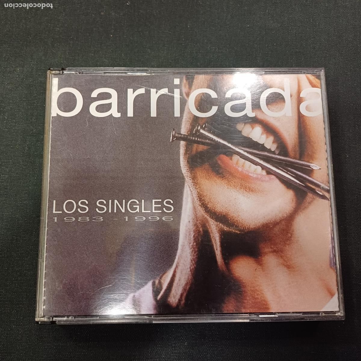 CDs de m&uacute;sica: BARRICADA/LOS SINGLES/1983-1996/CD 2 DISCOS. - Foto 1