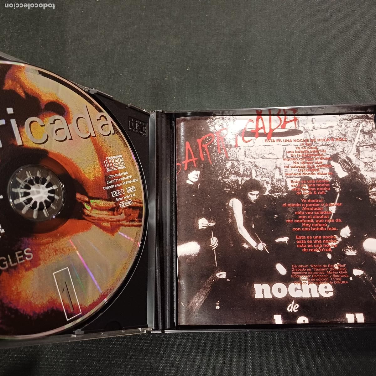 CDs de m&uacute;sica: BARRICADA/LOS SINGLES/1983-1996/CD 2 DISCOS. - Foto 2