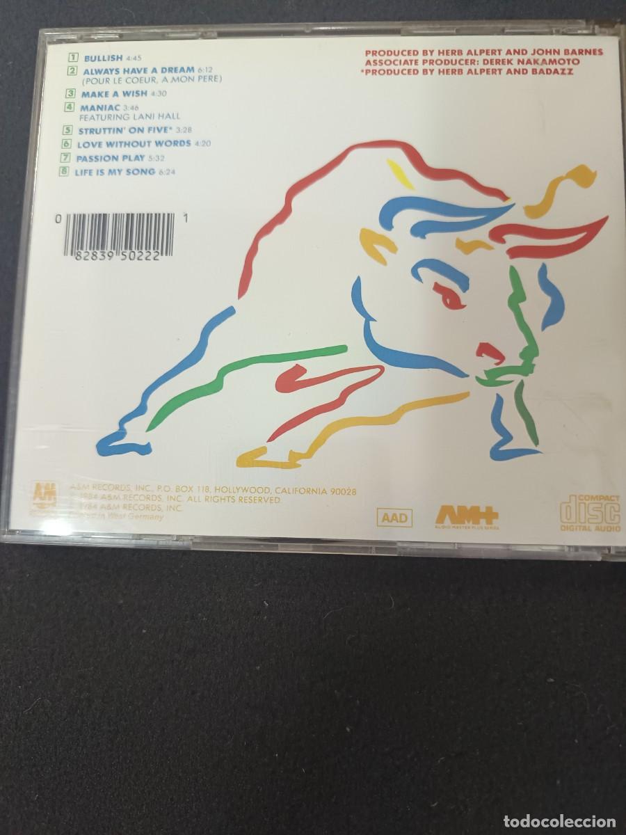 CDs de m&uacute;sica: CD. HERB ALPERT TIJUANA BRASS. BULLISH - Foto 2