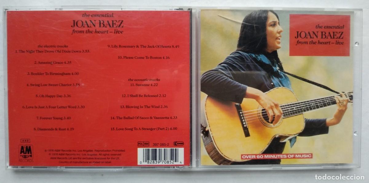 CDs de m&uacute;sica: J0AN BAEZ. FROM THE HEART. CD. - Foto 1