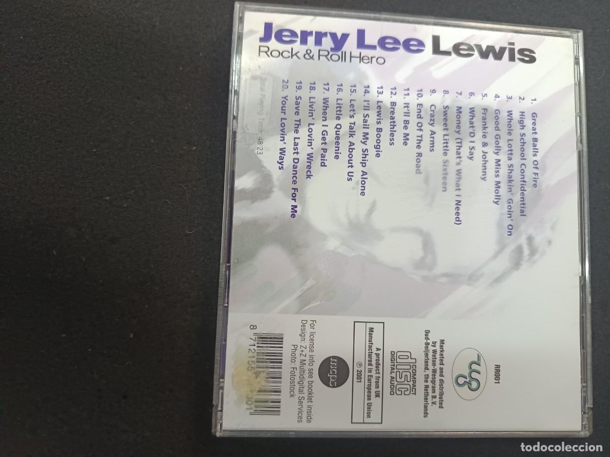 CDs de m&uacute;sica: CD. JERRY LEE LEWIS. ROCK & ROLL HERO - Foto 2