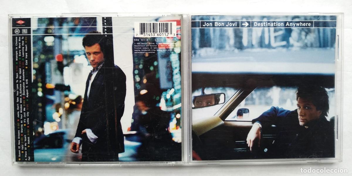 CDs de m&uacute;sica: JON BON JOVI. DESTINATION ANYWHERE. CD. - Foto 1
