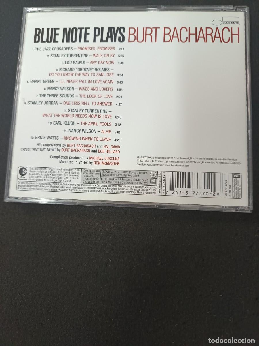 CDs de m&uacute;sica: BURT BACHARACH. BLUE NOTE PLAYS BURT BACHARACH - Foto 2