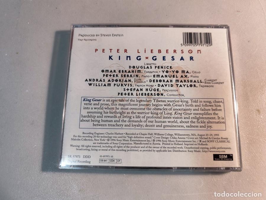 CDs de m&uacute;sica: PETER LIEBERSON - KING GESAR (SONY) - Foto 2