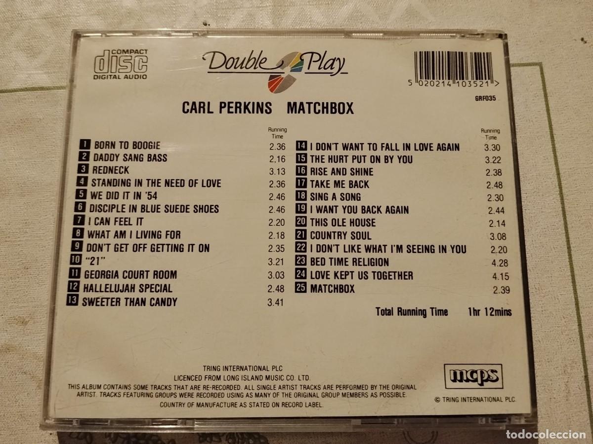 CDs de m&uacute;sica: Carl Perkins - Matchbox - Foto 2