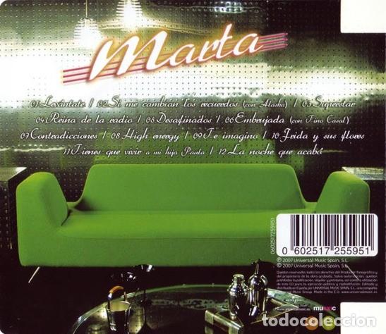 CDs de m&uacute;sica: �R1056 - MARTA SANCHEZ. MISS SANCHEZ. CD. - Foto 2