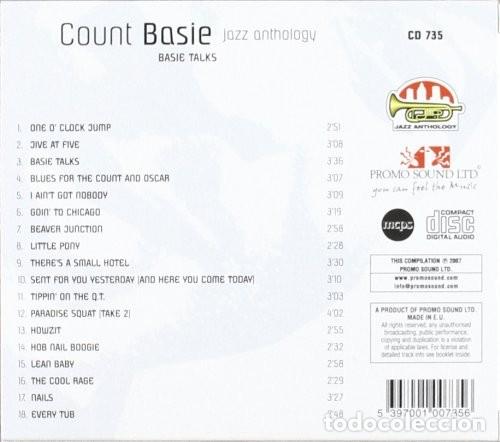 CDs de m&uacute;sica: Basie Talks: Count Basie Jazz Anthology - Foto 2