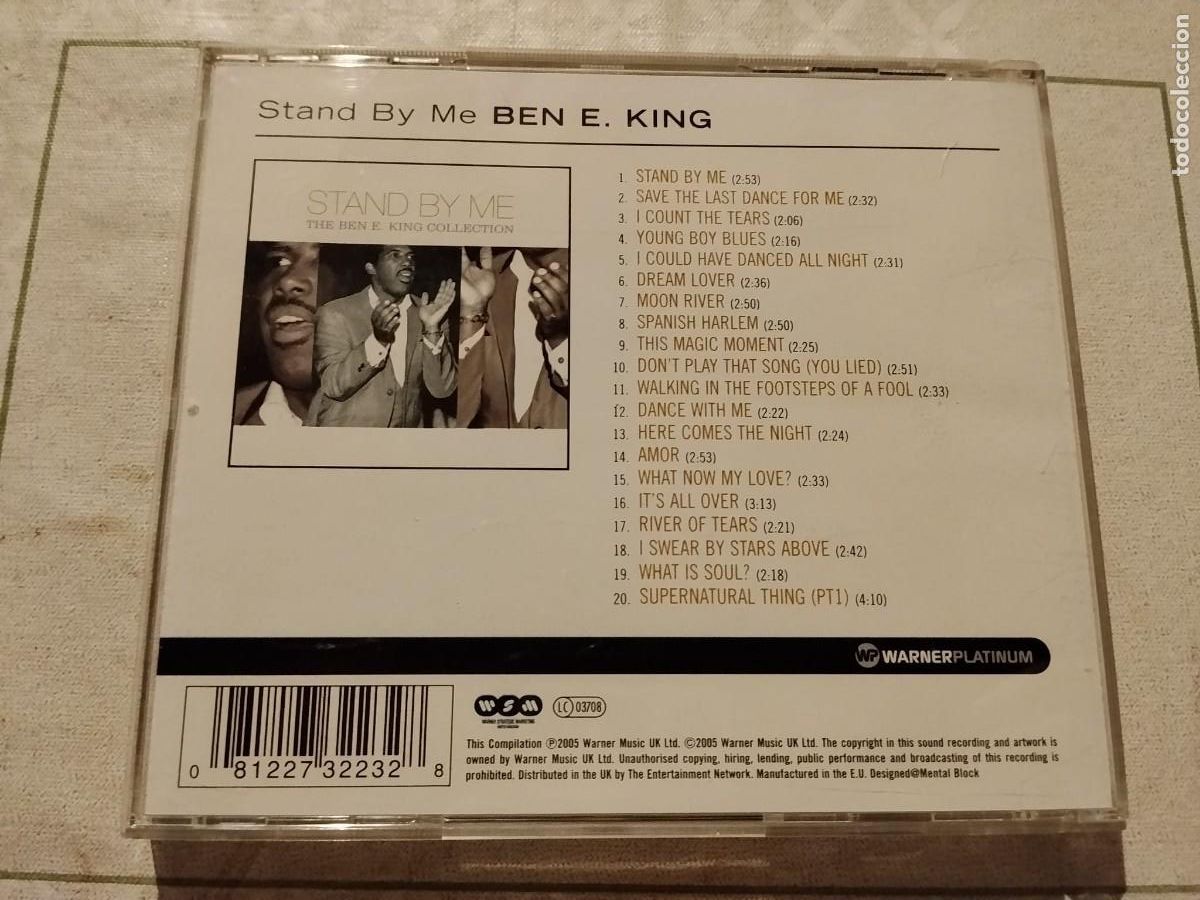 CDs de m&uacute;sica: Ben E. King &ndash; Stand By Me - Foto 2