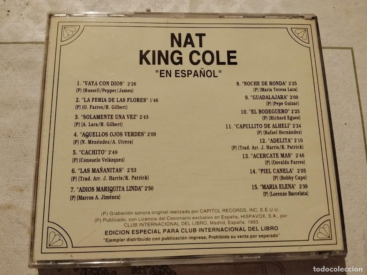 CDs de m&uacute;sica: Nat King Cole &ndash; En espa&ntilde;ol - Foto 2