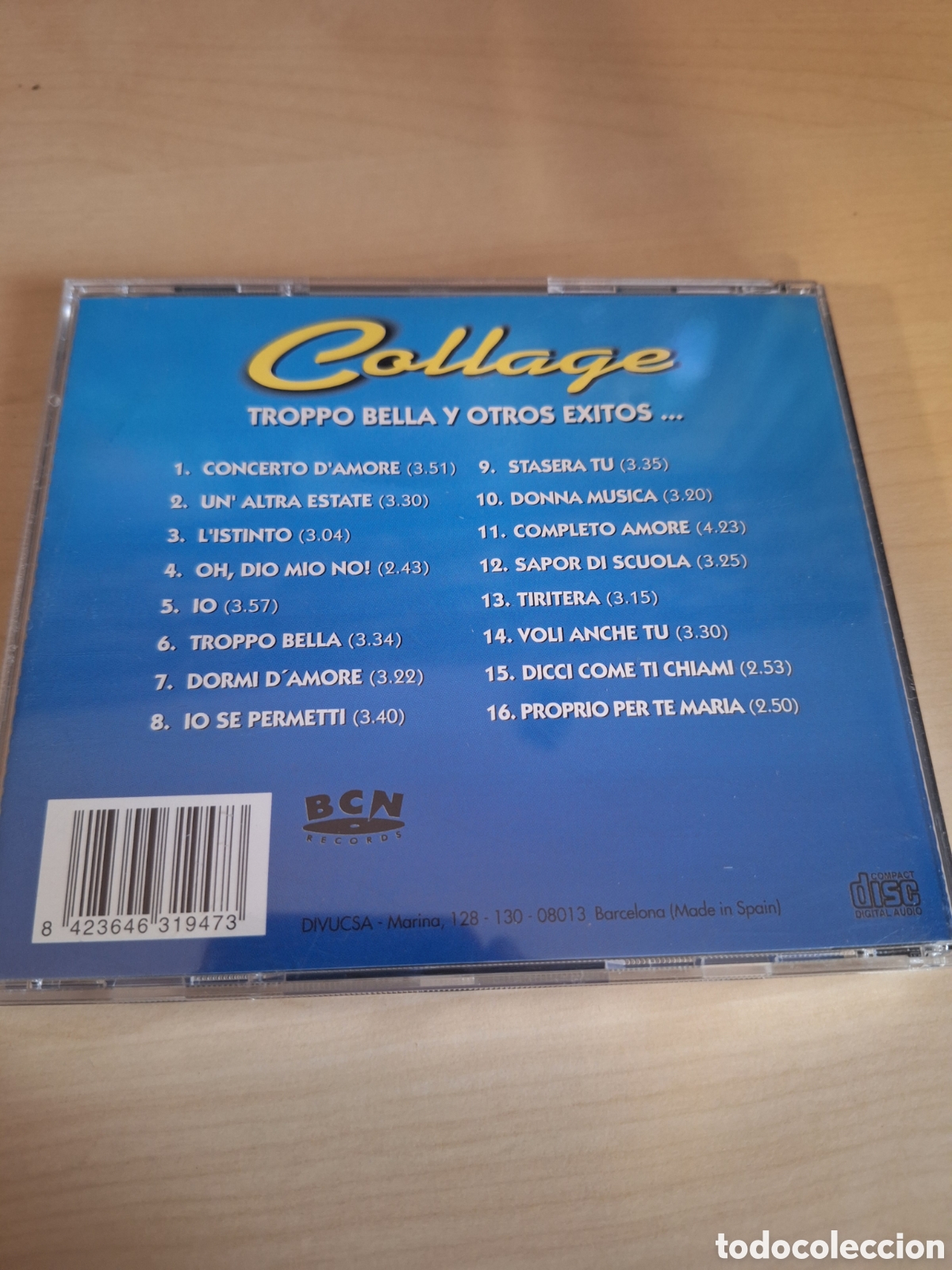 CDs de m&uacute;sica: SCD73 collage troppo bella y otros &eacute;xitos CD SEGUNDAMANO - Foto 2