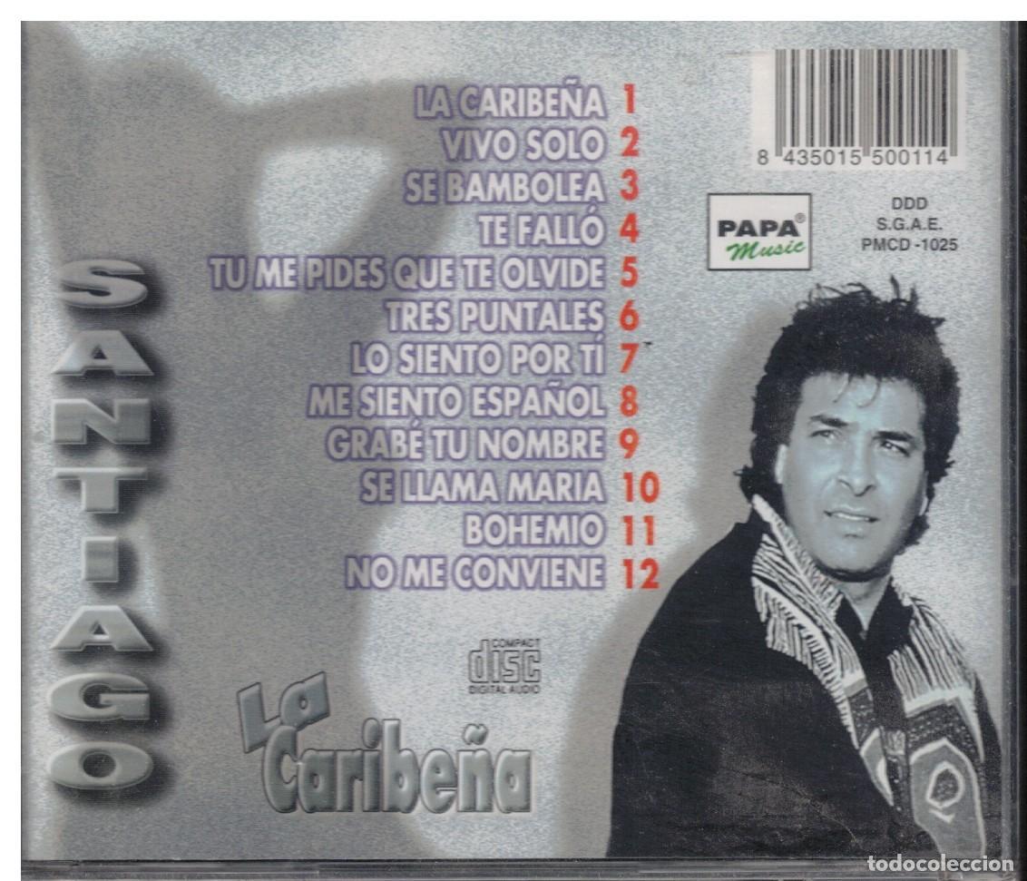 CDs de m&uacute;sica: SANTIAGO - LA CARIBE&Ntilde;A - CD - Foto 2