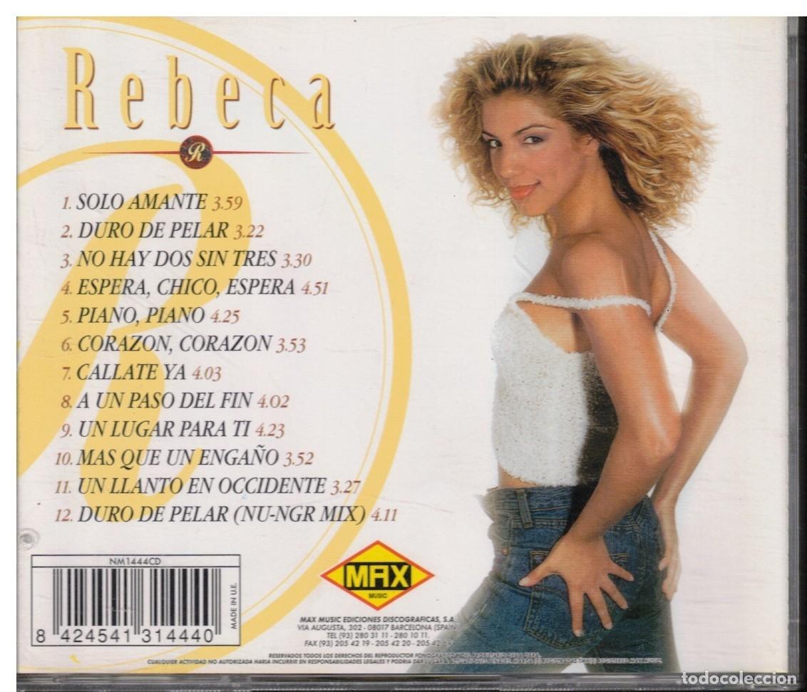 CDs de m&uacute;sica: REBECA - DURO DE PELAR - CD - Foto 2
