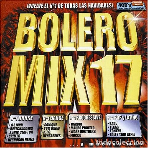 CDs de m&uacute;sica: Bolero Mix 17 - CD 4 DISCOS - Foto 1