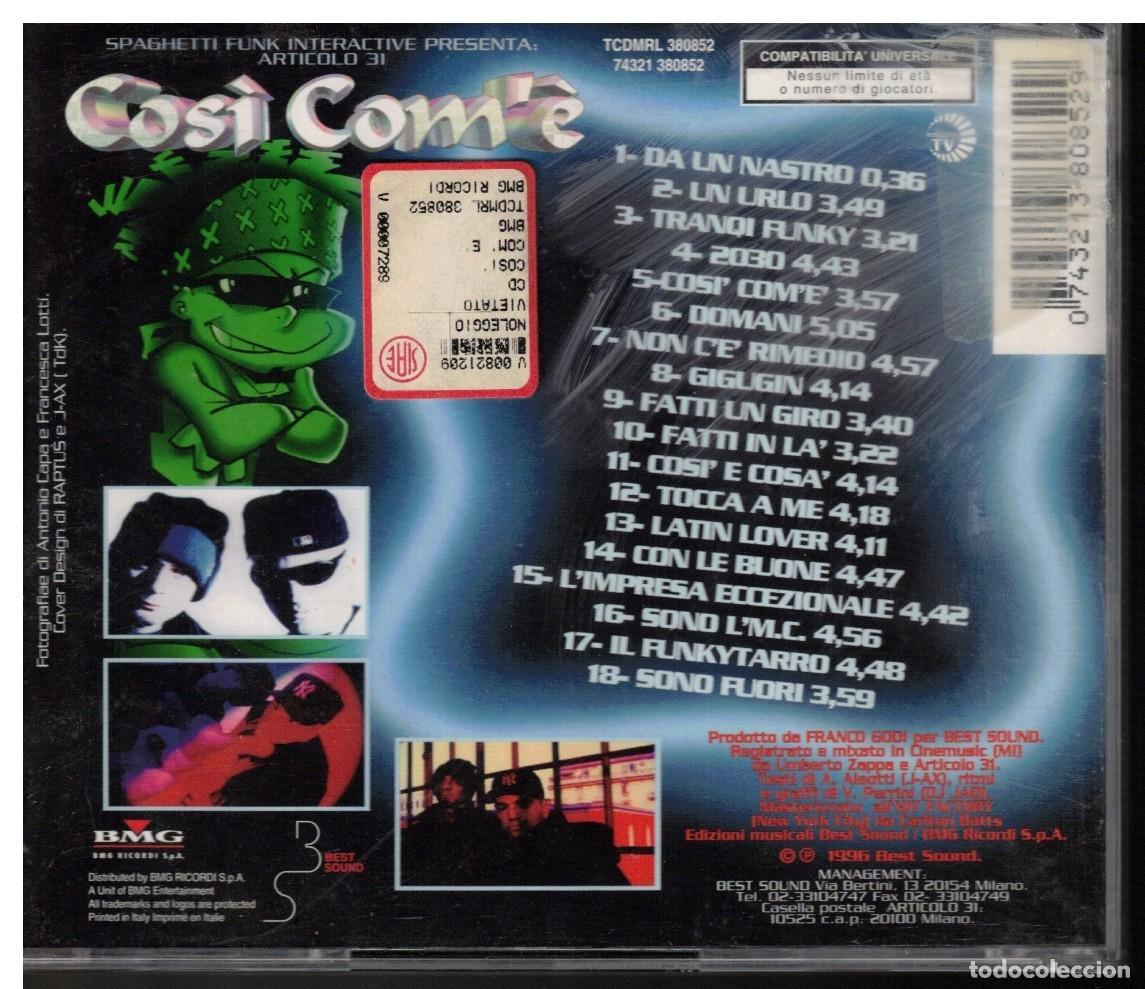 CDs de m&uacute;sica: Cosi ComE - CD SEMINUEVO - Foto 2