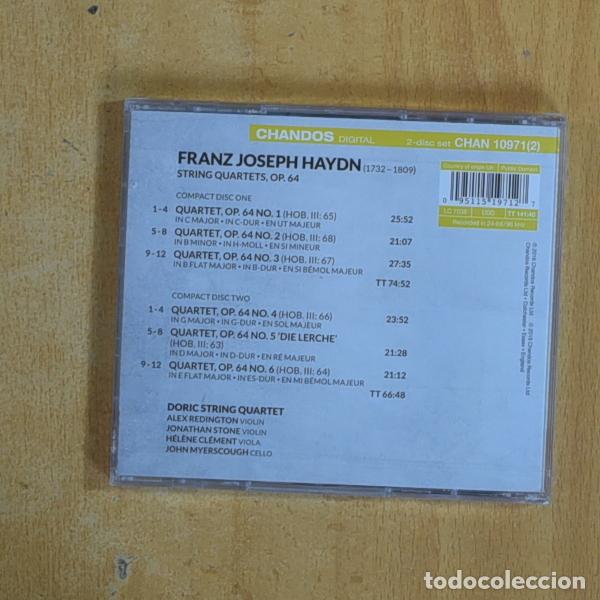 CDs de m&uacute;sica: HAYDN - DORIC STRING QUARTET - CD - Foto 2
