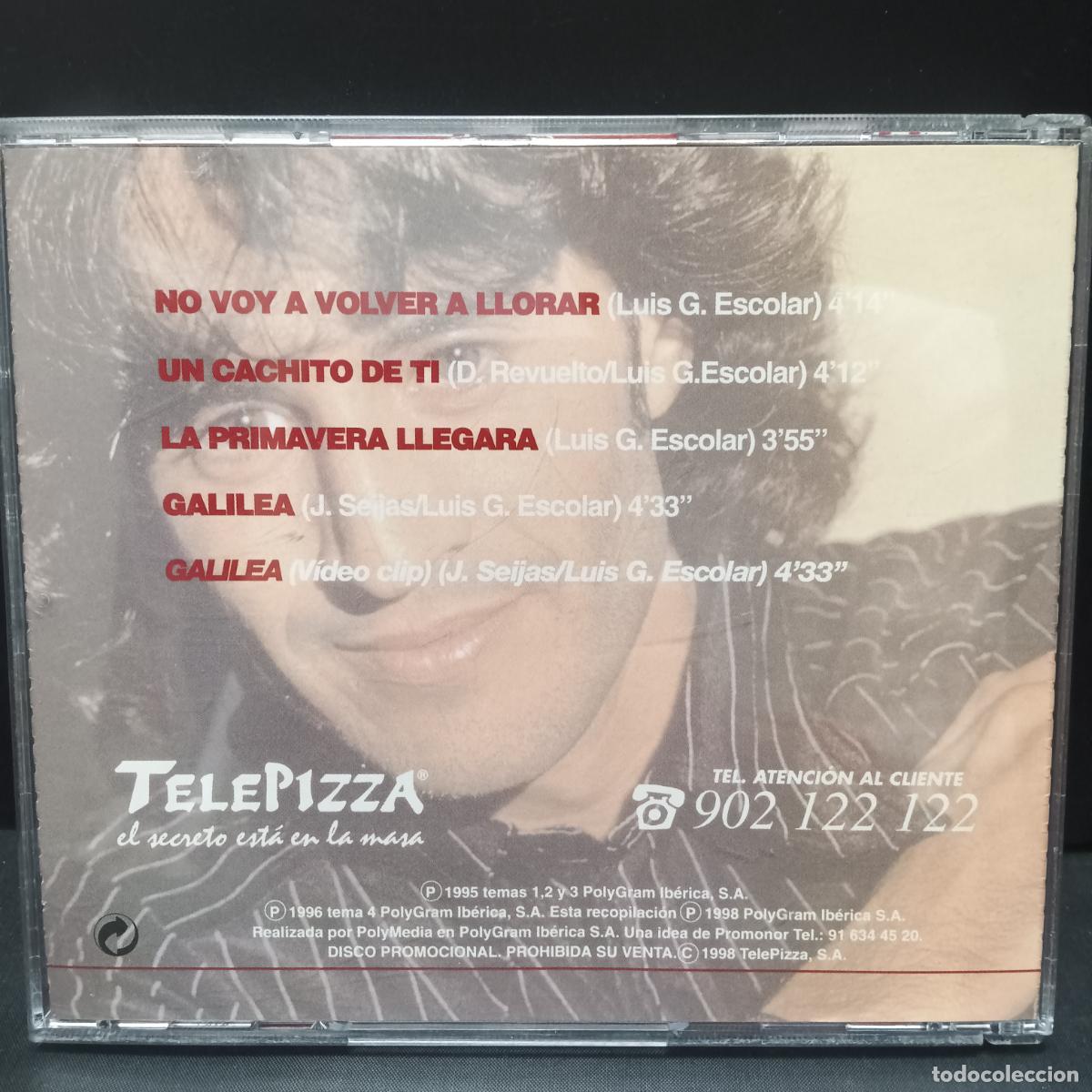 CDs de m&uacute;sica: SERGIO DALMA, CD Promocional Telepizza. - Foto 2