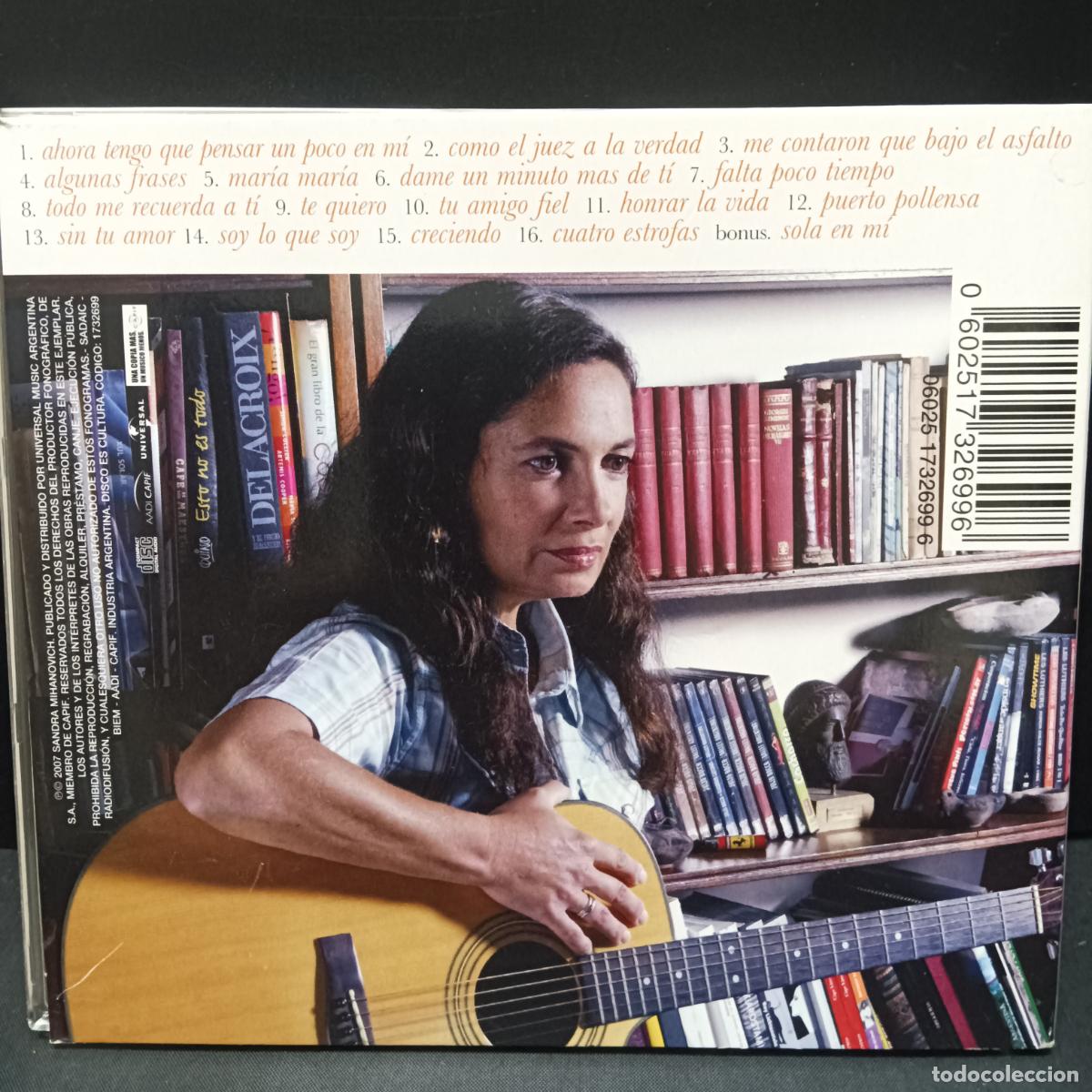 CDs de m&uacute;sica: Sandra Mihanovich &ndash; Creciendo - CD - Foto 2