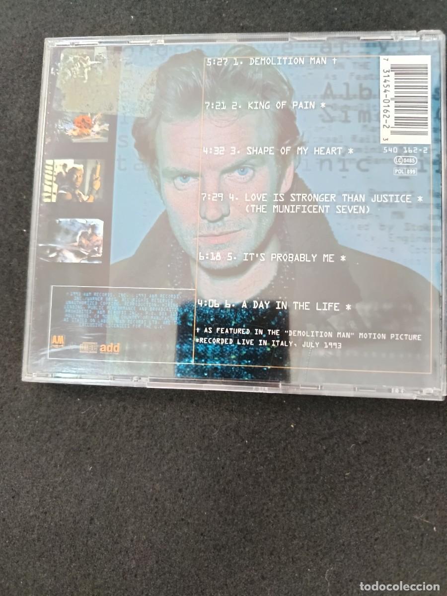 CDs de m&uacute;sica: STING. DEMOLITION MAN - Foto 2