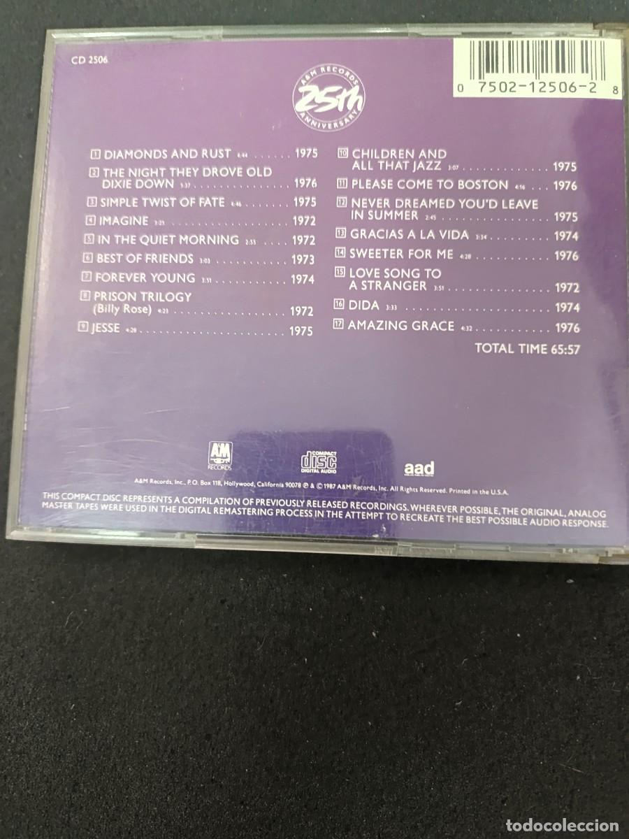 CDs de m&uacute;sica: JOAN BAEZ. CLASSICS. VOLUME 8 - Foto 2