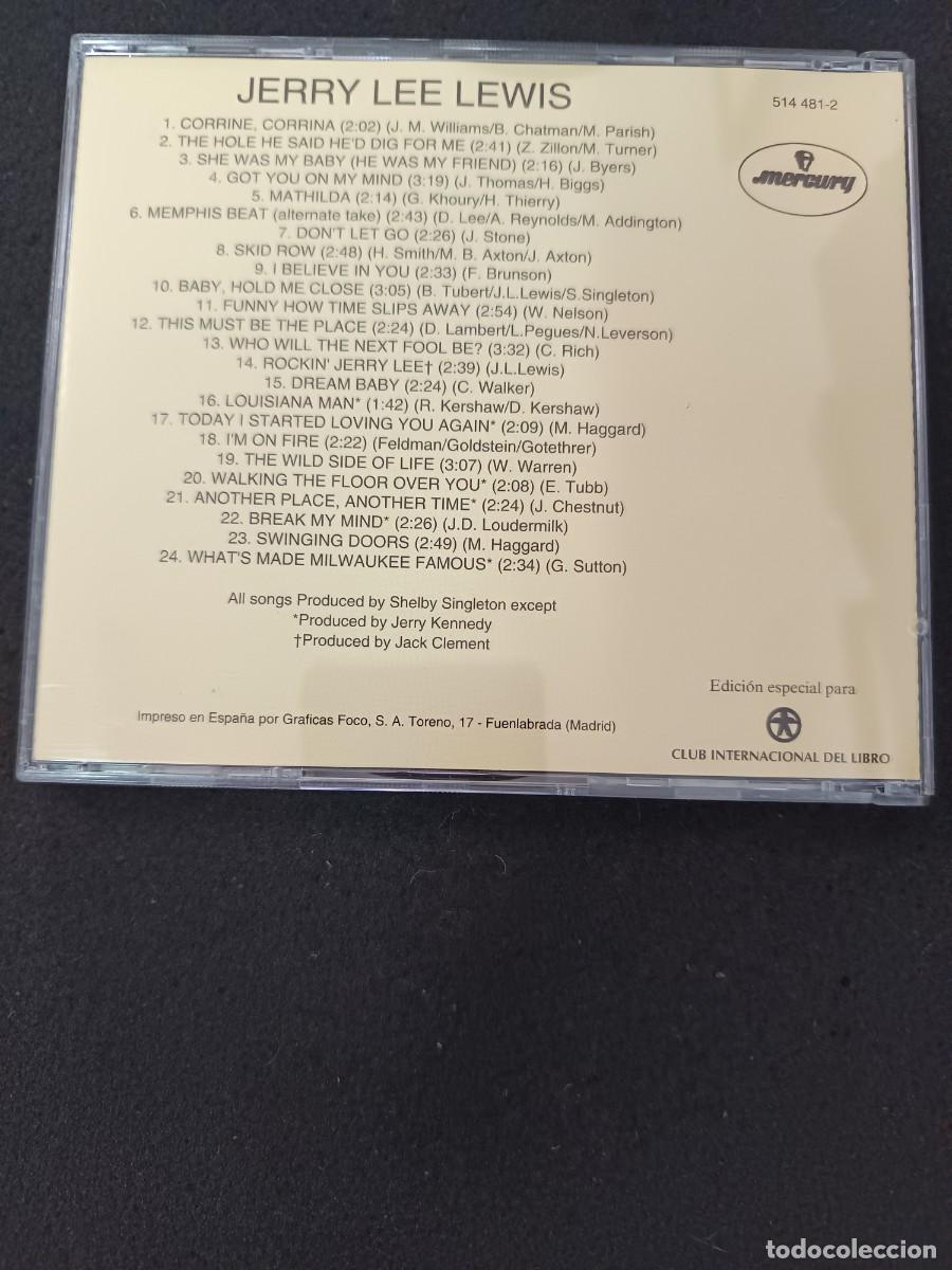 CDs de m&uacute;sica: JERRY LEE LEWIS. LOS 60 DE LOS 60 - Foto 2