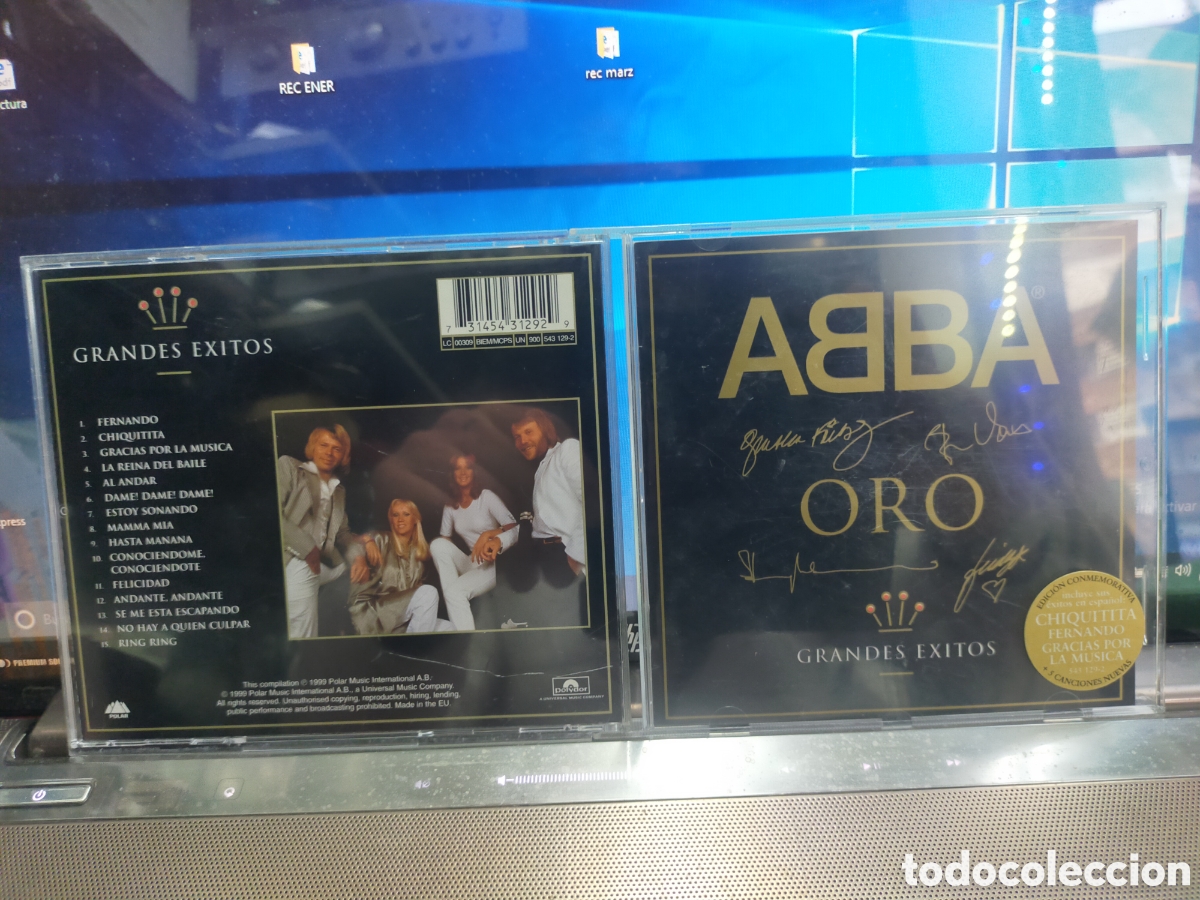 CDs de m&uacute;sica: Abba cd oro grandes &eacute;xitos 1999 - Foto 1