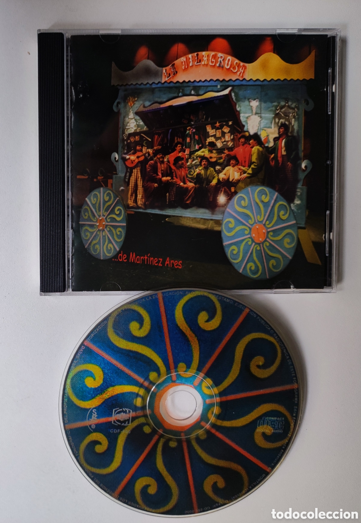CD di Musica: CD - LA MILAGROSA / ANTONIO MARTINEZ ARES - COMPARSA CARNAVAL 2000 / CD + LIBRETO COPLAS