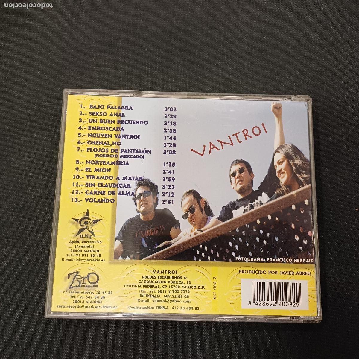 CDs de m&uacute;sica: VANTROI/BAJO PALABRA/CD PUNK. - Foto 3