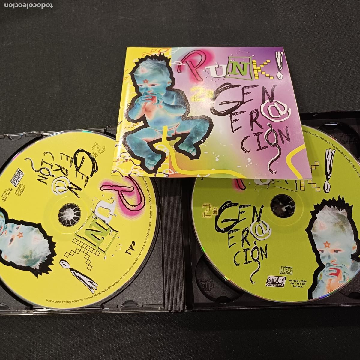 CDs de m&uacute;sica: 2&ordf; GENERACION PUNK/CD PUNK 4 DISCOS. - Foto 2