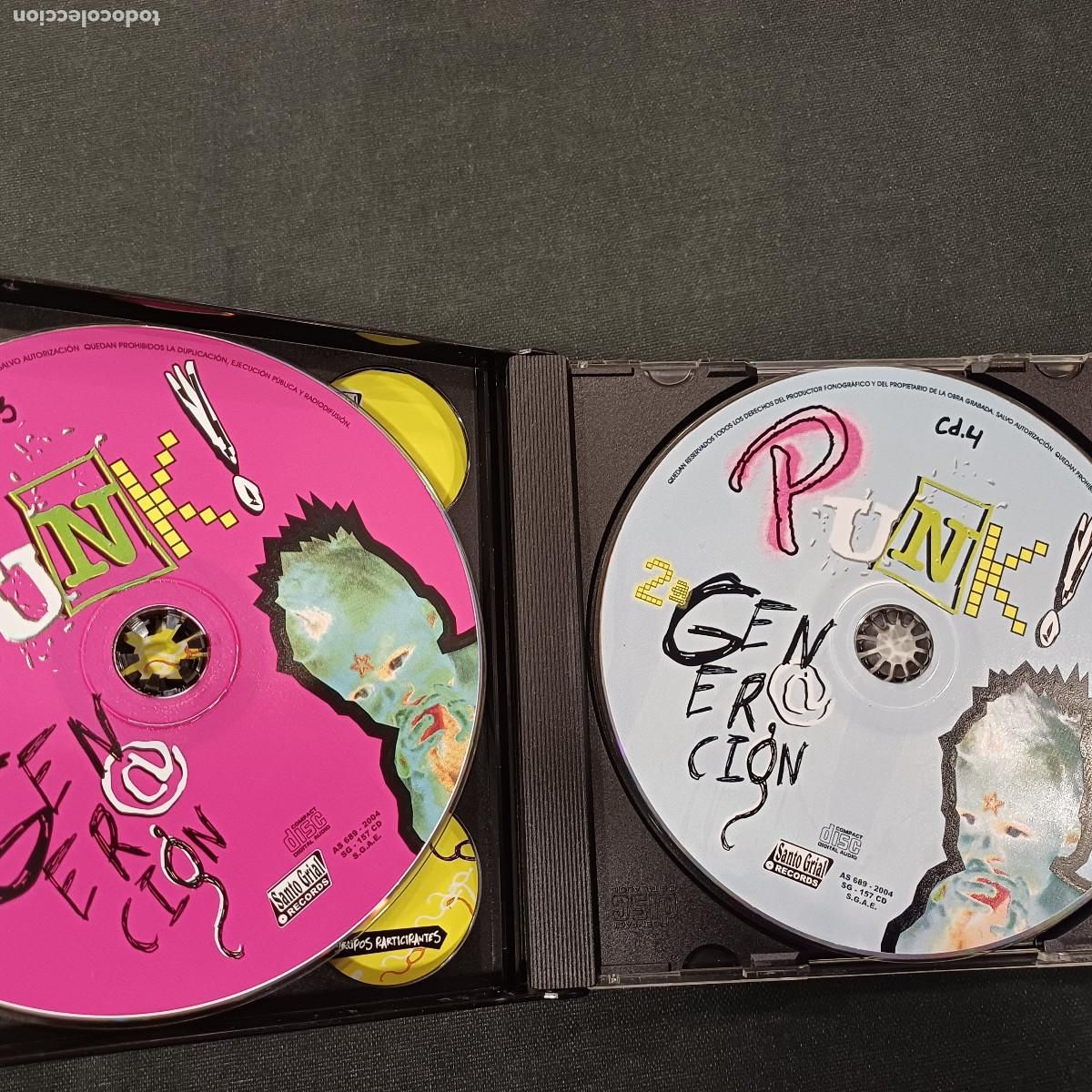 CDs de m&uacute;sica: 2&ordf; GENERACION PUNK/CD PUNK 4 DISCOS. - Foto 3