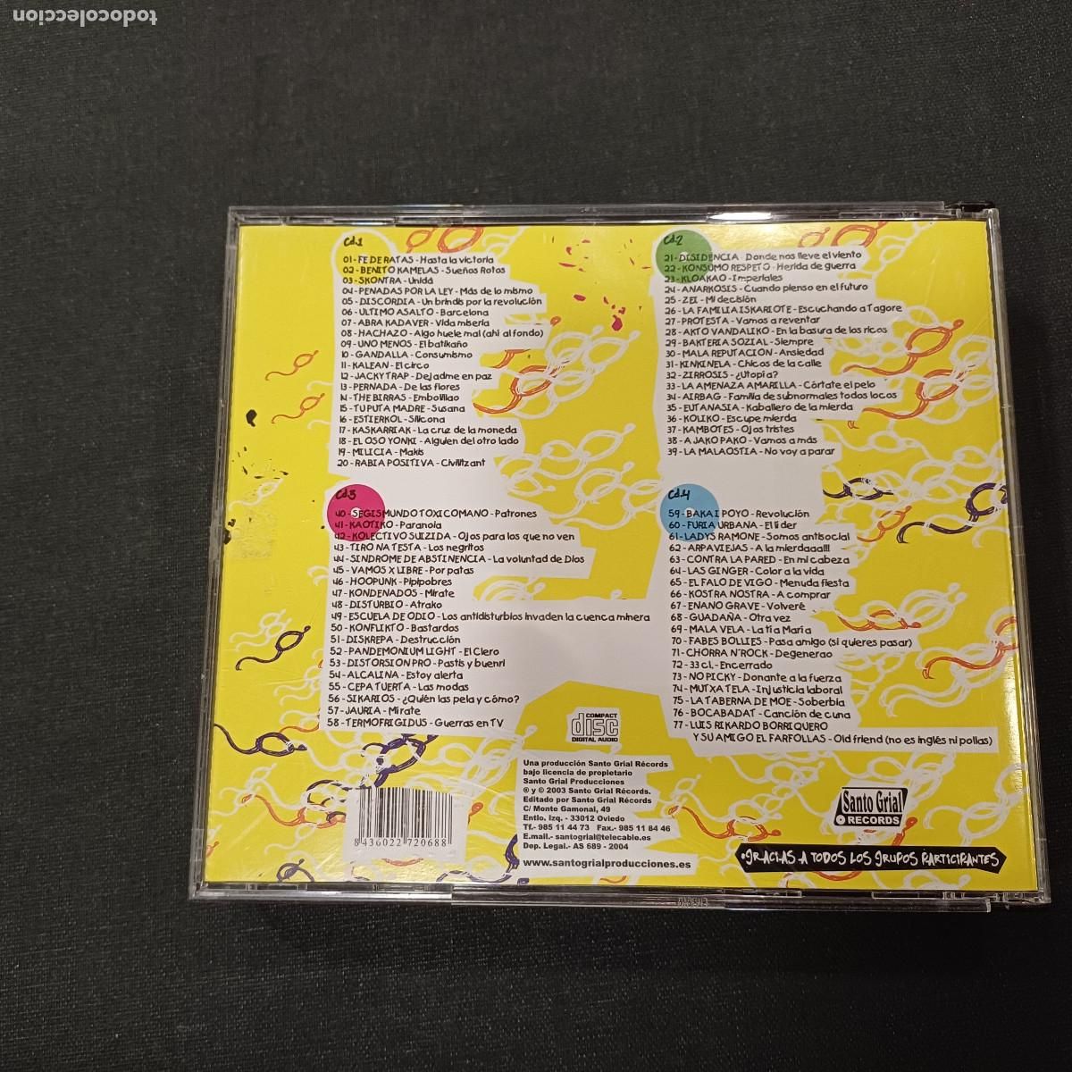 CDs de m&uacute;sica: 2&ordf; GENERACION PUNK/CD PUNK 4 DISCOS. - Foto 4
