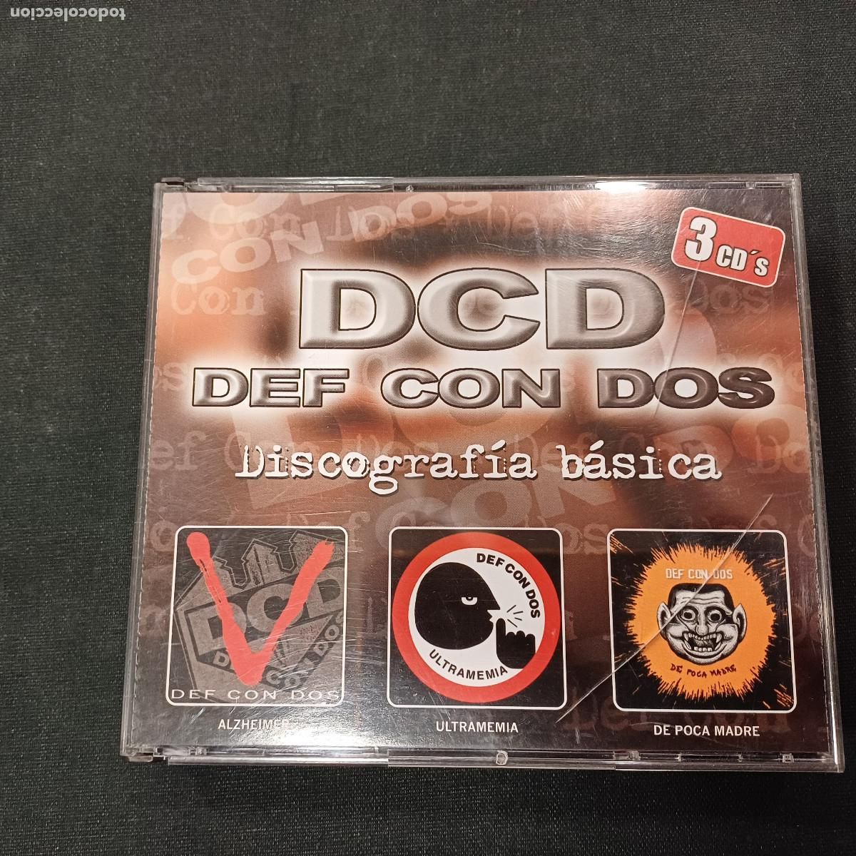 CDs de m&uacute;sica: DEF CON DOS/DISCOGRAFIA BASICA/CD PUNK 3 DISCOS. - Foto 1