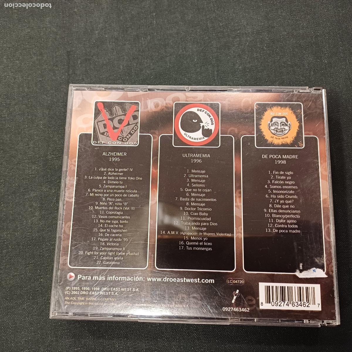 CDs de m&uacute;sica: DEF CON DOS/DISCOGRAFIA BASICA/CD PUNK 3 DISCOS. - Foto 4