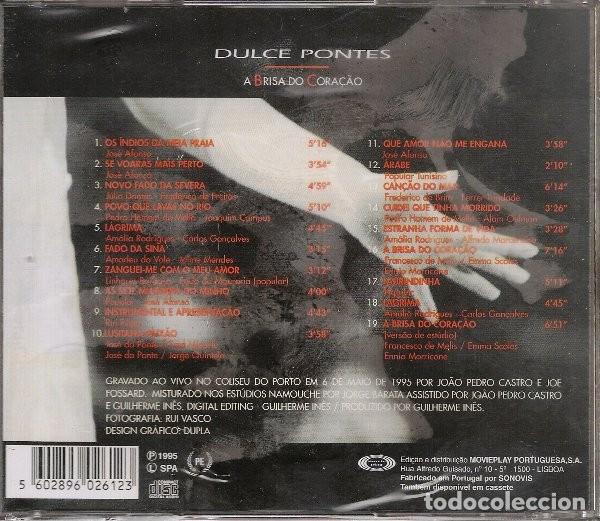 CDs de m&uacute;sica: Dulce Pontes &ndash; A Brisa Do Cora&ccedil;&atilde;o - 2 X CD - Foto 2