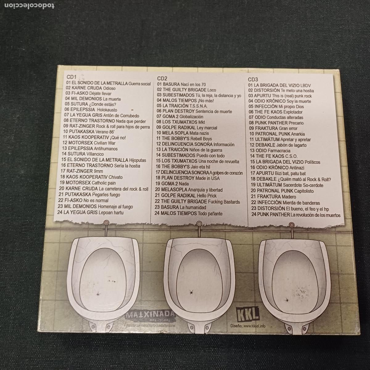 CDs de m&uacute;sica: MATRINADA/CD 3 DISCOS DIGIPACK PUNK. - Foto 4