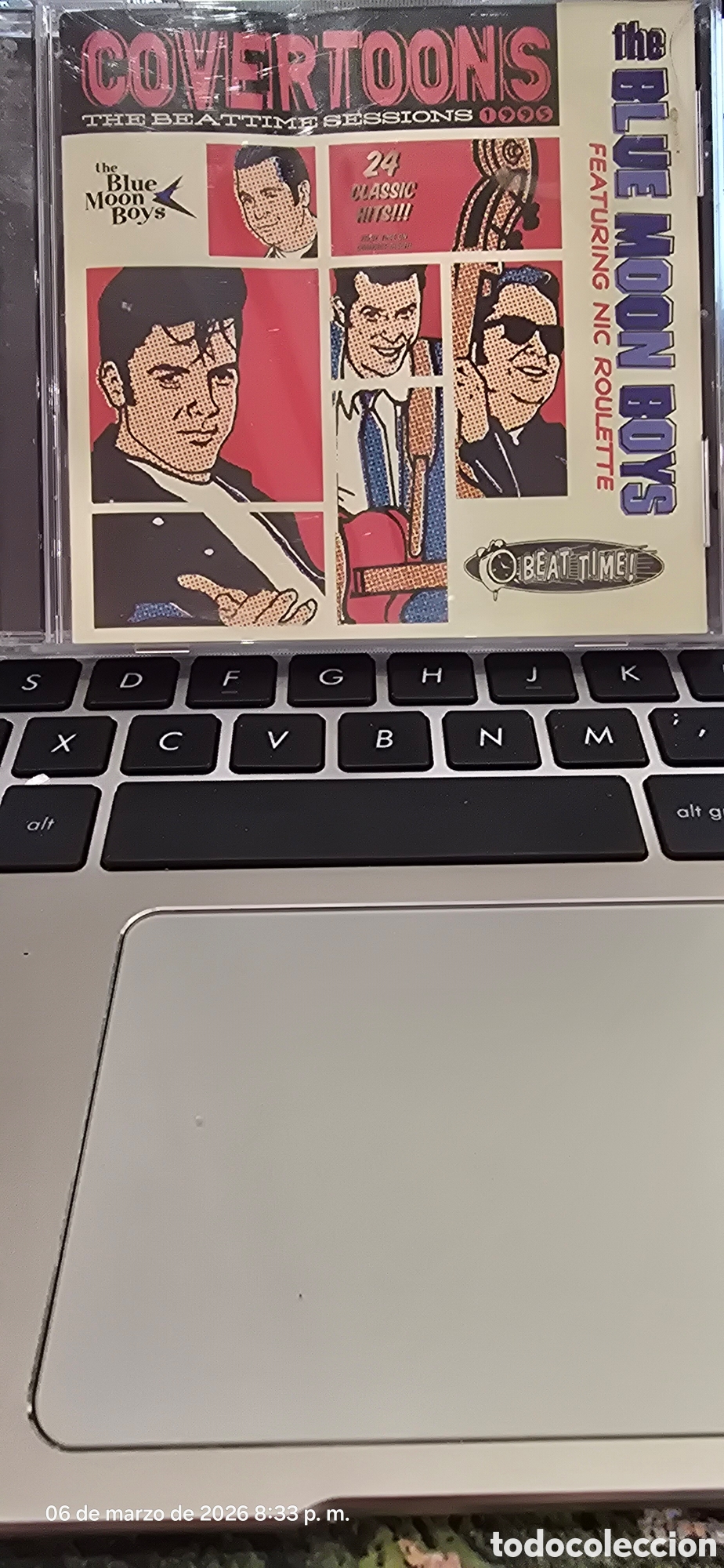 CD di Musica: THE BLUE MOON BOYS FEAT NIC ROULETTE - COVERTOONS CD ALBUM