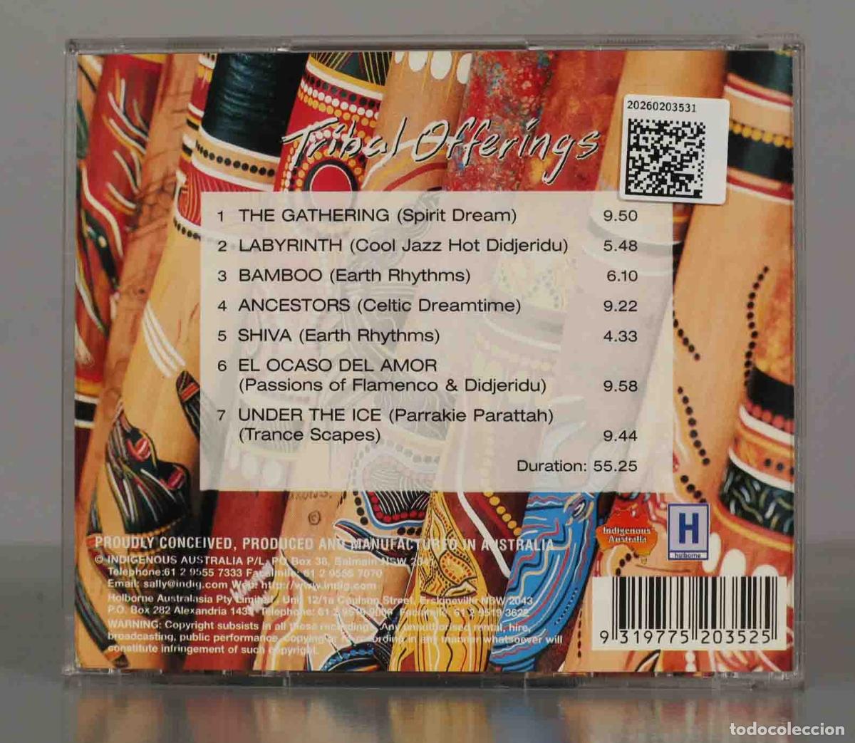CDs de m&uacute;sica: CD. Ash Dargan &ndash; Tribal Offerings. - Foto 2