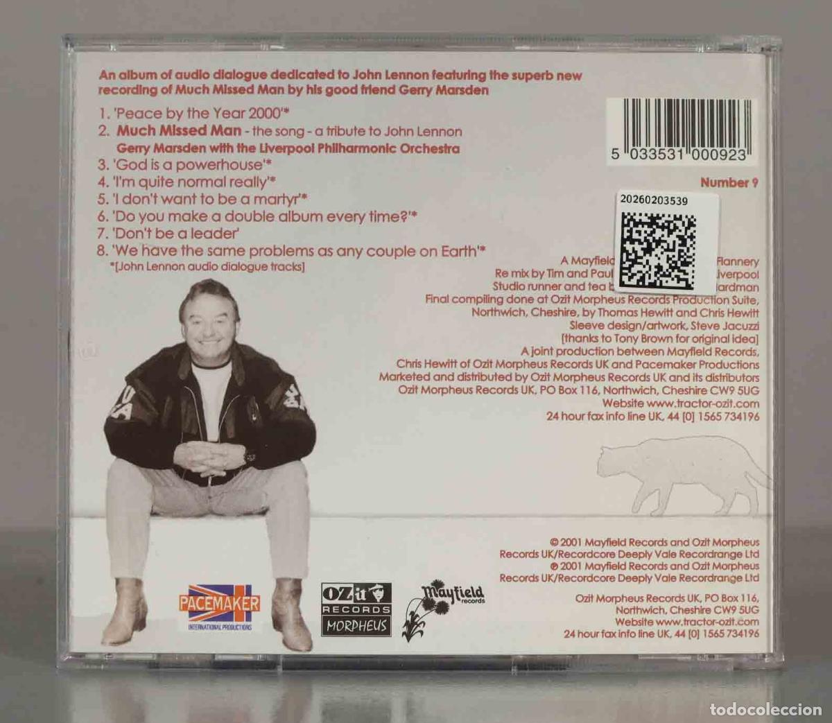 CDs de m&uacute;sica: CD. Gerry Marsden &ndash; Much Missed Man. - Foto 2