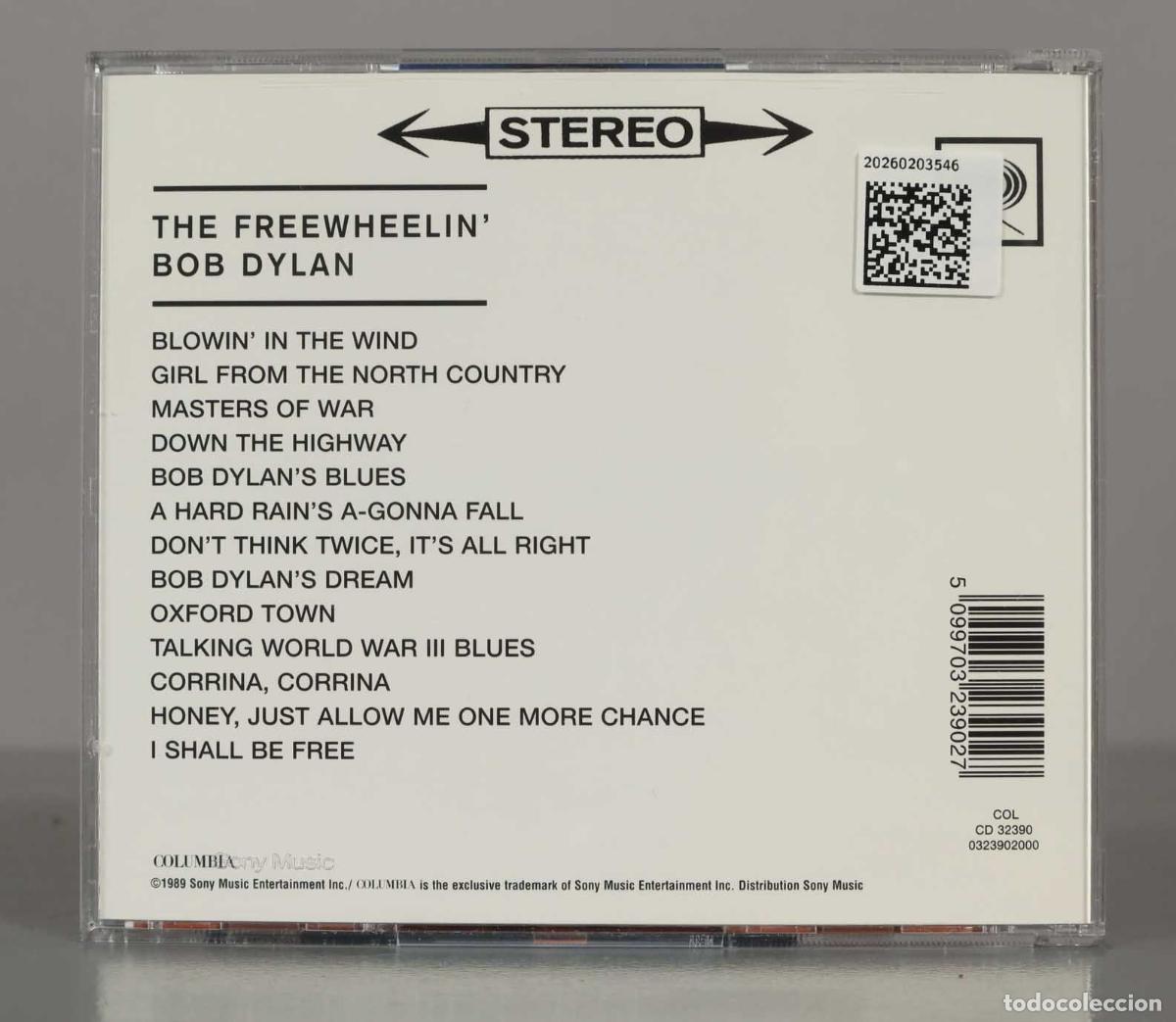 CDs de m&uacute;sica: CD. Bob Dylan &ndash; The Freewheelin Bob Dylan - Foto 2