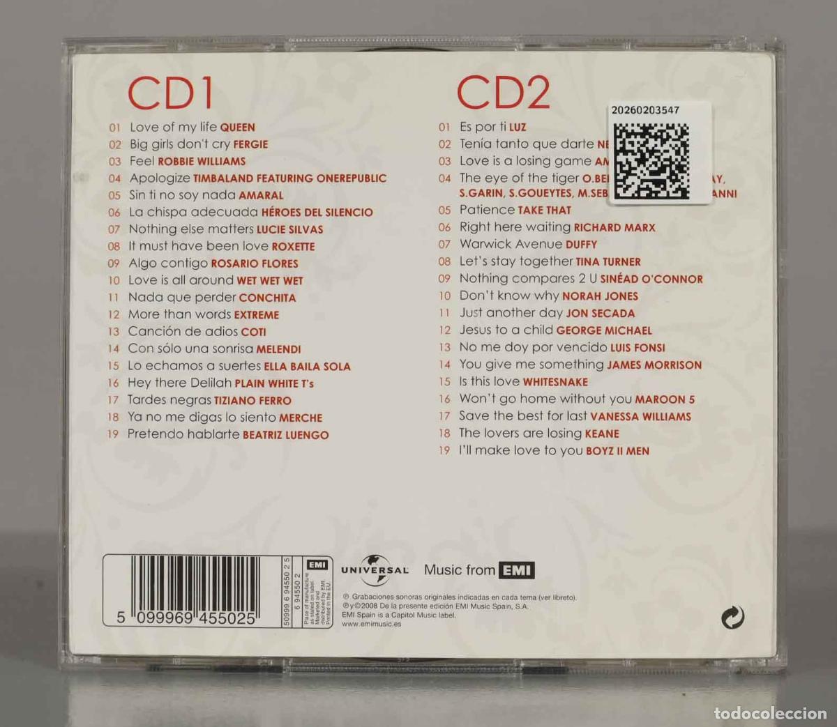 CDs de m&uacute;sica: CD. Various &ndash; Cadena 100 Love Album. - Foto 2