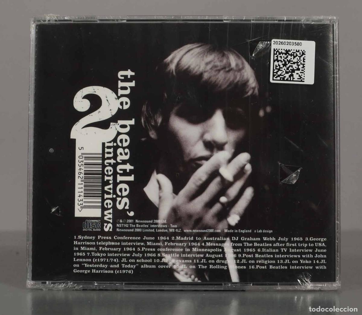 CDs de m&uacute;sica: CD. The Beatles &ndash; Interviews 2. PRECINTADO. - Foto 2