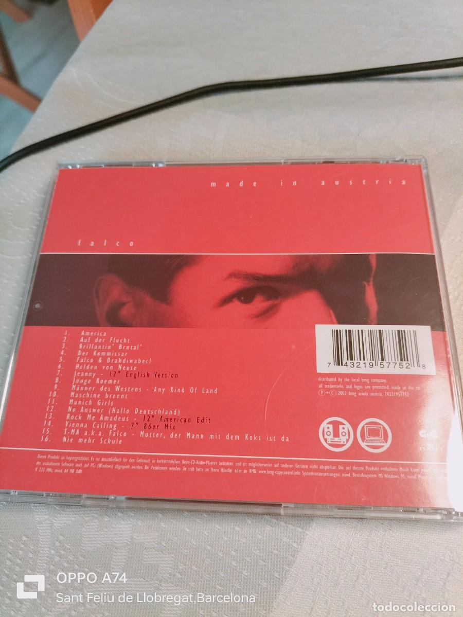 CDs de m&uacute;sica: RAR CD. FALCO. MADE IN AUSTRIA - Foto 3