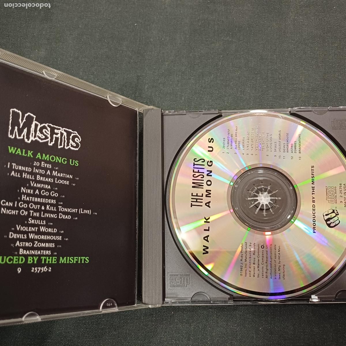CDs de m&uacute;sica: MISFITS/WALK AMONG US/CD PUNK. - Foto 2